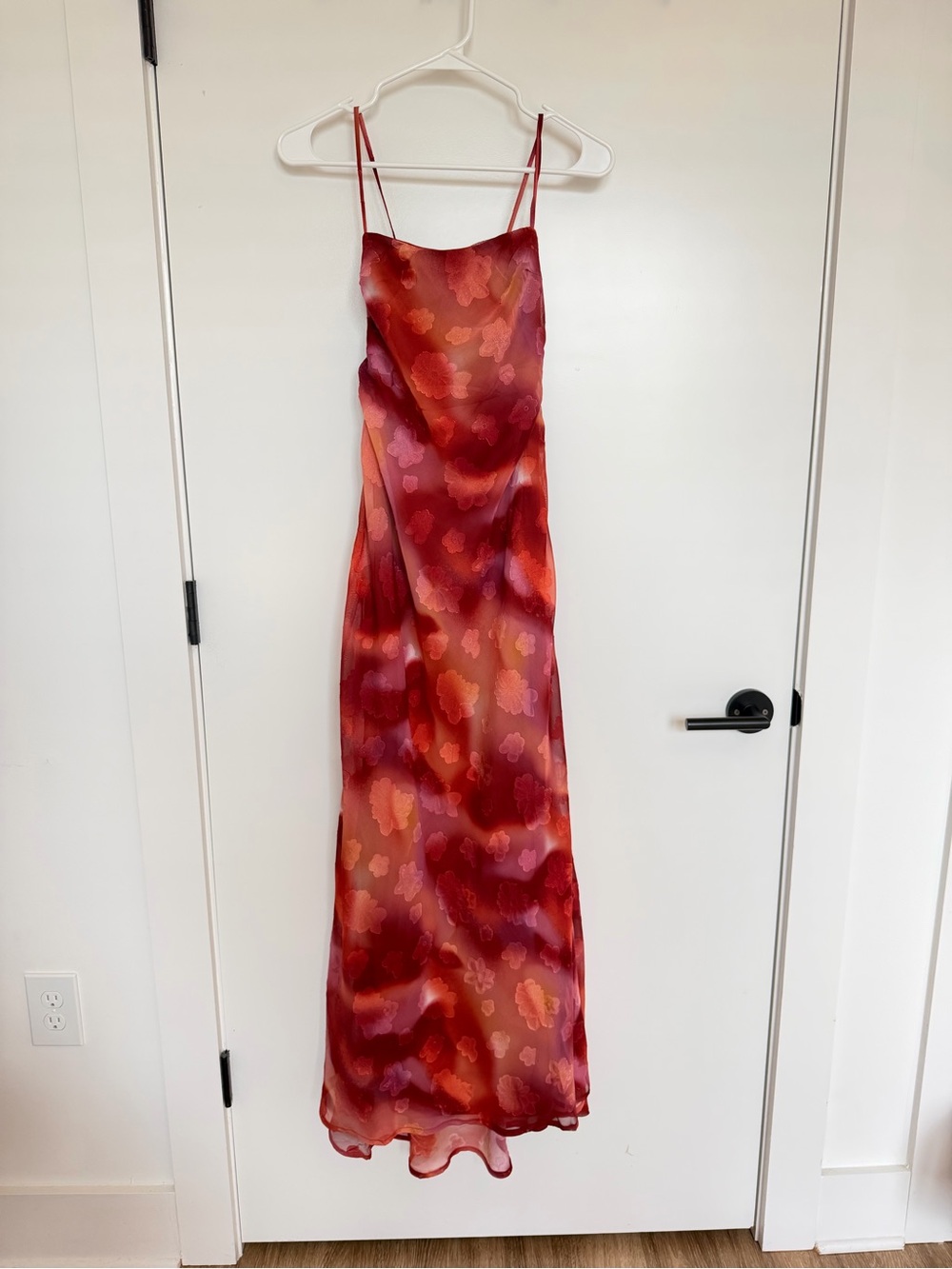 12th Tribe Maris Plum Floral Maxi Dress - Picture 3 of 7